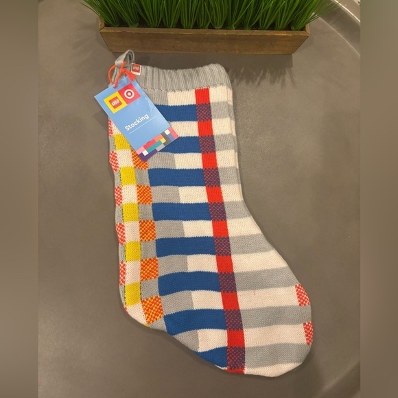 Lego Other - Lego Collection Multi Color Christmas Stocking NEW